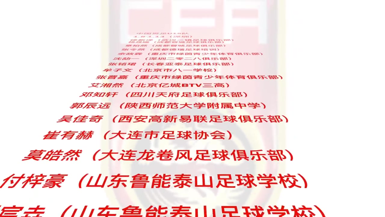 乐鱼官网-U-15国少队2026年首期第一批集训结束，30名球员接受了教练组考察